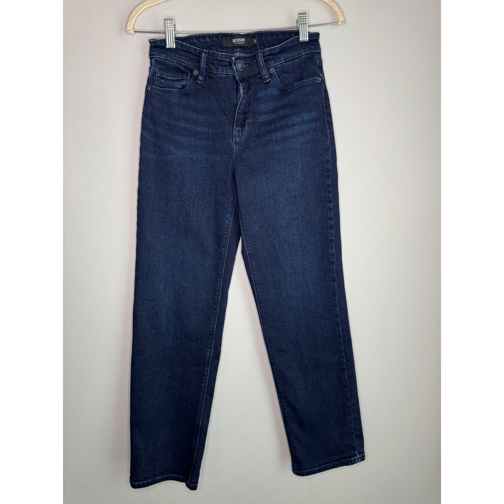 Hudson Los Angeles Dark Wash Straight Leg Jeans Size 2